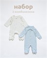 21821 Набор 2 предмета: Комбинезон на прямой застежке (интерлок-лапша), Комбинезон на молнии (интерлок-набивка) хлопок 100% "Babyedel" 21821
